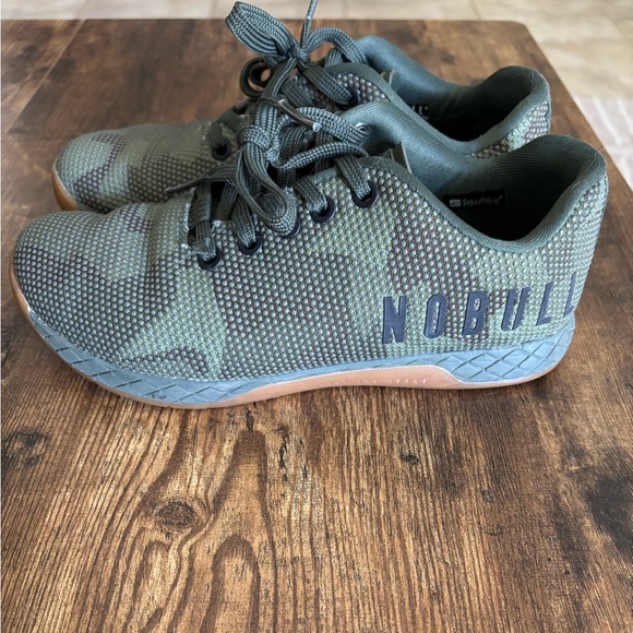 NOBULL Green Camo Trainers - Picture 2 of 3